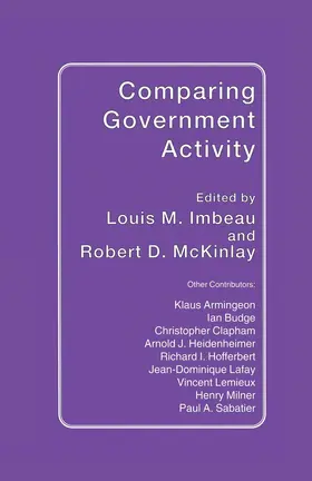 Imbeau / McKinlay |  Comparing Government Activity | Buch |  Sack Fachmedien