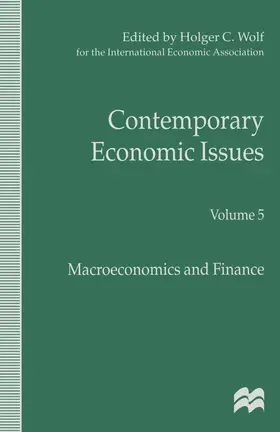 Wolf |  Contemporary Economic Issues | Buch |  Sack Fachmedien