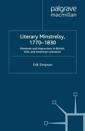 Simpson |  Literary Minstrelsy, 1770-1830 | Buch |  Sack Fachmedien