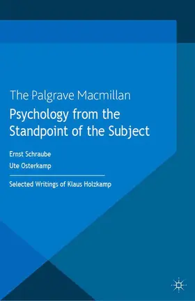 Boreham / Holzkamp / Sloan |  Psychology from the Standpoint of the Subject | Buch |  Sack Fachmedien