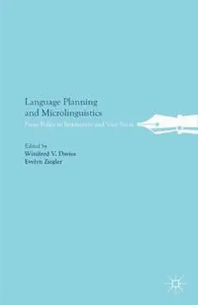 Davies / Ziegler |  Language Planning and Microlinguistics | Buch |  Sack Fachmedien