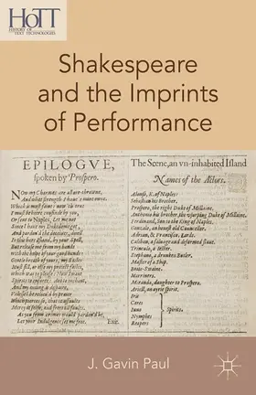 Paul |  Shakespeare and the Imprints of Performance | Buch |  Sack Fachmedien