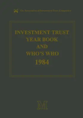 NA |  Investment Trust Year Book & Who's Who 1984 | Buch |  Sack Fachmedien