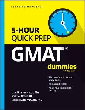 Hatch / McCune |  GMAT 5-Hour Quick Prep for Dummies | Buch |  Sack Fachmedien