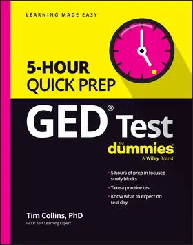 Collins |  GED Test 5-Hour Quick Prep for Dummies | Buch |  Sack Fachmedien