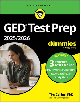 Collins | GED Test Prep 2025/2026 for Dummies | Buch | 978-1-394-28743-7 | www2.sack.de