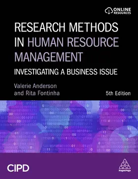 Anderson / Fontinha | Research Methods in Human Resource Management | E-Book | sack.de