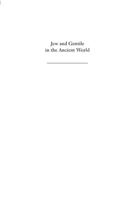 Feldman |  Jew and Gentile in the Ancient World | eBook | Sack Fachmedien