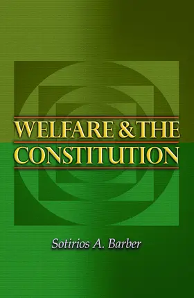 Barber |  Welfare and the Constitution | eBook | Sack Fachmedien