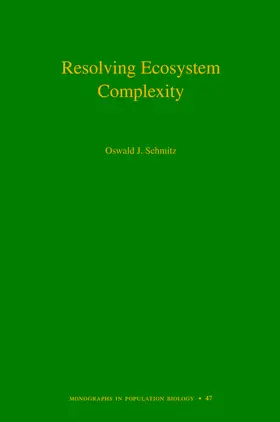 Schmitz |  Resolving Ecosystem Complexity | eBook | Sack Fachmedien