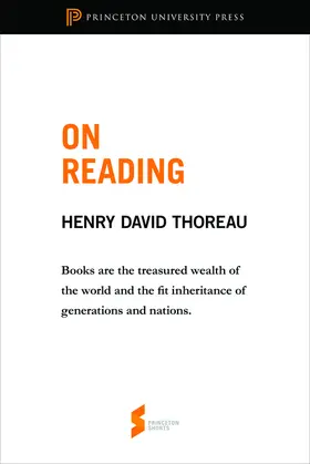 Thoreau / Shanley |  On Reading | eBook | Sack Fachmedien