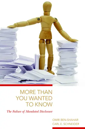 Ben-Shahar / Schneider |  More Than You Wanted to Know | eBook | Sack Fachmedien