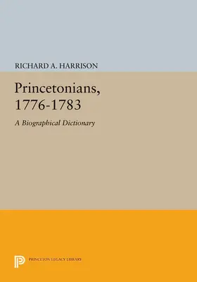 Harrison |  Princetonians, 1776-1783 | eBook | Sack Fachmedien