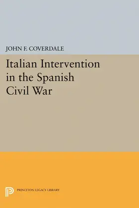 Coverdale |  Italian Intervention in the Spanish Civil War | eBook | Sack Fachmedien