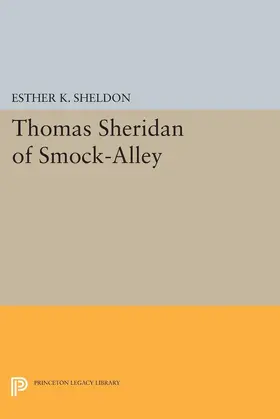 Sheldon |  Thomas Sheridan of Smock-Alley | eBook | Sack Fachmedien