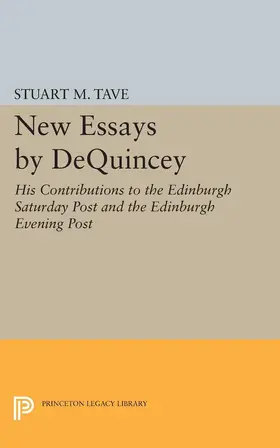 Tave |  New Essays by De Quincey | eBook | Sack Fachmedien