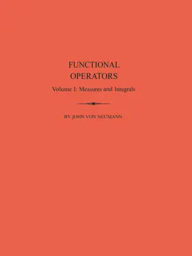 von Neumann |  Functional Operators, Volume 1 | eBook | Sack Fachmedien