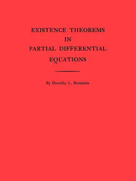 Bernstein |  Existence Theorems in Partial Differential Equations | eBook | Sack Fachmedien