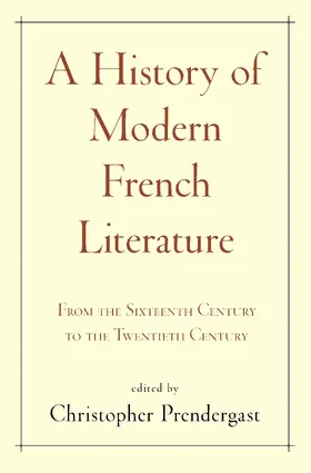 Prendergast |  A History of Modern French Literature | eBook | Sack Fachmedien