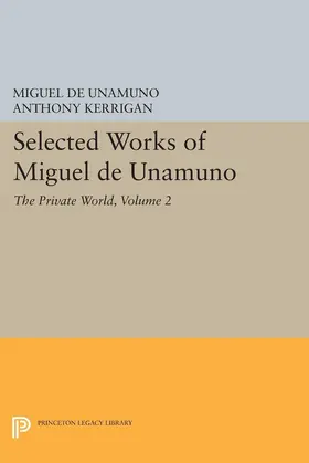 Unamuno / Kerrigan / Nozick |  Selected Works of Miguel de Unamuno, Volume 2 | eBook | Sack Fachmedien