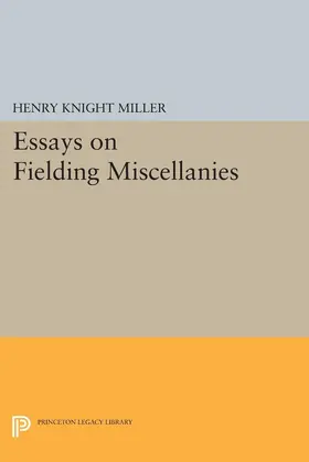 Miller |  Essays on Fielding Miscellanies | eBook | Sack Fachmedien