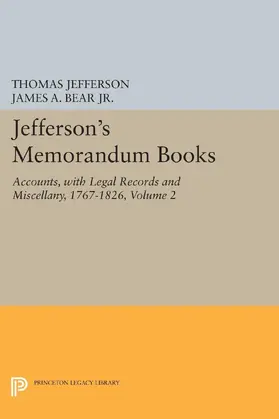 Bear / Jr. / Stanton |  Jefferson's Memorandum Books, Volume 2 | eBook | Sack Fachmedien