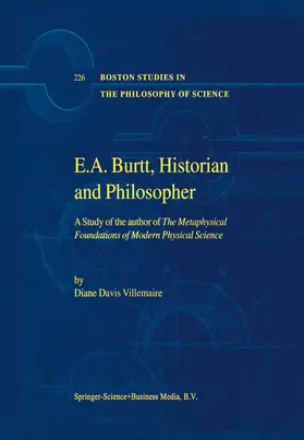 Villemaire |  E.A. Burtt, Historian and Philosopher | Buch |  Sack Fachmedien