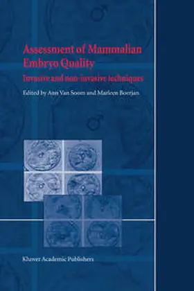 Boerjan / van Soom |  Assessment of Mammalian Embryo Quality | Buch |  Sack Fachmedien