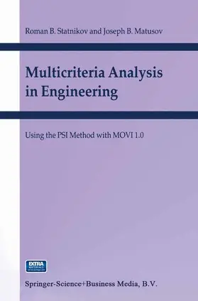 Statnikov / Matusov |  Multicriteria Analysis in Engineering | Buch |  Sack Fachmedien