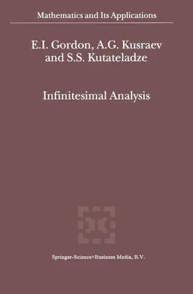 Gordon / Kusraev / Kutateladze |  Infinitesimal Analysis | Buch |  Sack Fachmedien