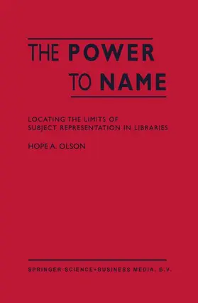 Olson | The Power to Name | Buch | 978-1-4020-0776-7 | sack.de