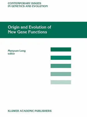  Origin and Evolution of New Gene Functions | Buch |  Sack Fachmedien