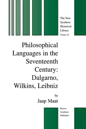 Maat |  Philosophical Languages in the Seventeenth Century | Buch |  Sack Fachmedien