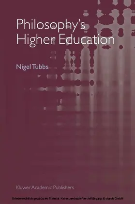 Tubbs |  Philosophy's Higher Education | eBook | Sack Fachmedien