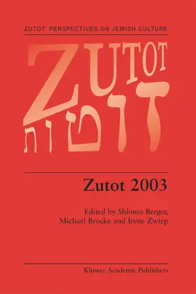 Berger / Brocke / Zwiep |  Zutot 2003 | eBook | Sack Fachmedien