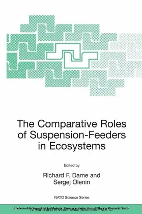 Dame / Olenin |  The Comparative Roles of Suspension-Feeders in Ecosystems | eBook | Sack Fachmedien