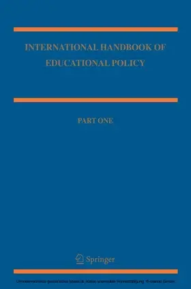 Bascia / Cumming / Datnow |  International Handbook of Educational Policy | eBook | Sack Fachmedien