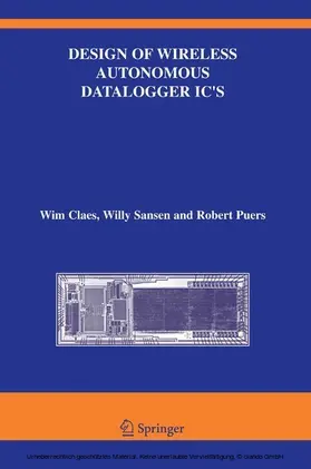 Claes / Sansen / Puers |  Design of Wireless Autonomous Datalogger IC's | eBook | Sack Fachmedien