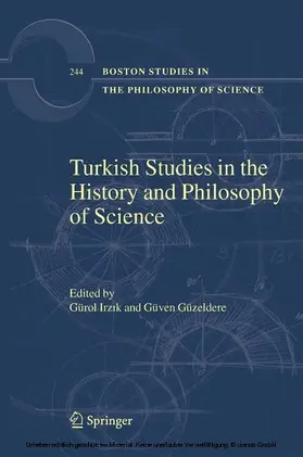 Irzik / Güzeldere |  Turkish Studies in the History and Philosophy of Science | eBook | Sack Fachmedien