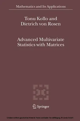 Kollo / Rosen |  Advanced Multivariate Statistics with Matrices | eBook | Sack Fachmedien