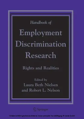 Nielsen / Nelson |  Handbook of Employment Discrimination Research | eBook | Sack Fachmedien