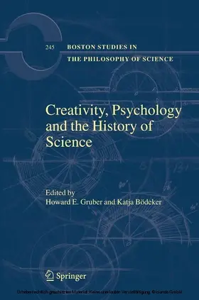 Gruber / Bödeker |  Creativity, Psychology and the History of Science | eBook | Sack Fachmedien