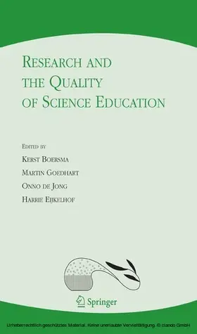Boersma / Goedhart / de Jong |  Research and the Quality of Science Education | eBook | Sack Fachmedien