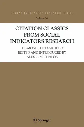 Michalos |  Citation Classics from Social Indicators Research | eBook | Sack Fachmedien