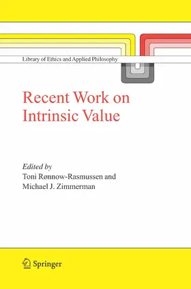 Rønnow-Rasmussen / Zimmerman |  Recent Work on Intrinsic Value | eBook | Sack Fachmedien