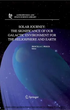 Frisch | Solar Journey: The Significance of Our Galactic Environment for the Heliosphere and Earth | E-Book | sack.de