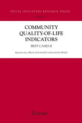 Sirgy / Rahtz / Swain |  Community Quality-Of-Life Indicators | Buch |  Sack Fachmedien