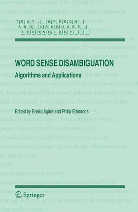Agirre / Edmonds |  Word Sense Disambiguation | eBook | Sack Fachmedien