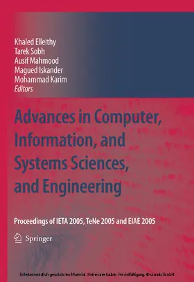 Elleithy / Sobh / Mahmood | Advances in Computer, Information, and Systems Sciences, and Engineering | E-Book | sack.de