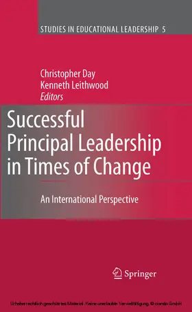 Day / Leithwood |  Successful Principal Leadership in Times of Change | eBook | Sack Fachmedien